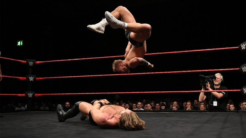 Tyler Bate defeated James Drake the last time that these two superstars faced off with each other.