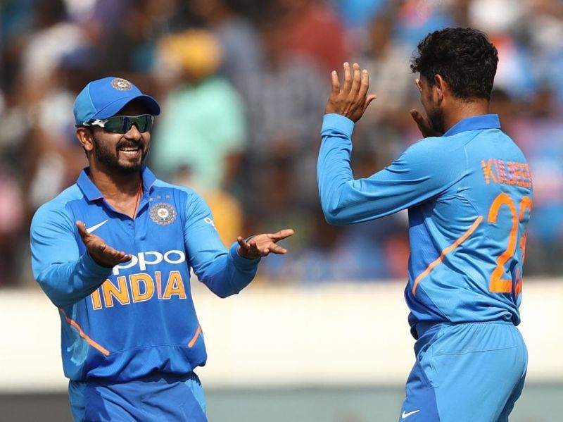 Kedar jadhav &amp; Kuldeep