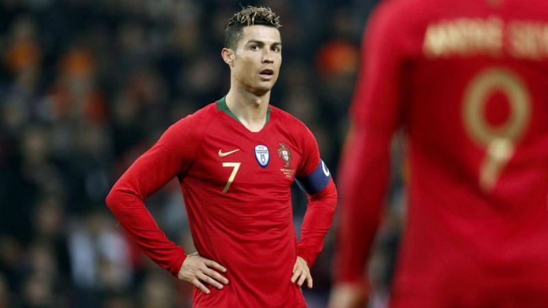 Ronaldo was left frustrated in front of goal despite having a number of good chances against Ukraine.