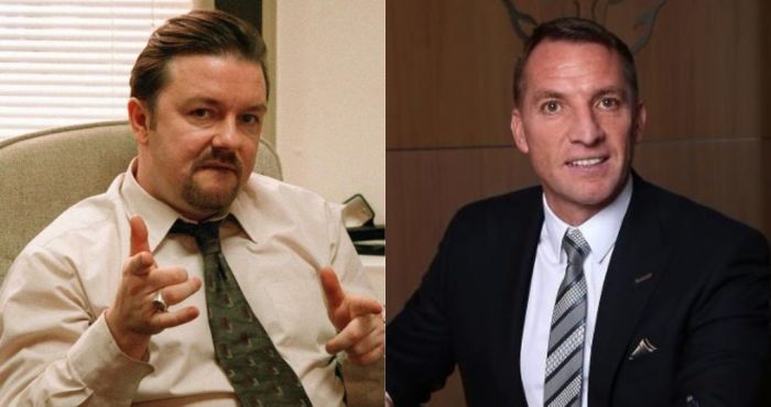 Rodgers has been compared to Ricky Gervais&#039; David Brent character