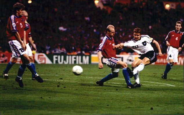 The Czech Republic made it to the final of Euro 96, but were beaten by Germany