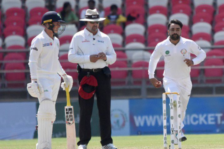 Rashid Khan picks his first 5 wicket haul in Test cricket, against Ireland