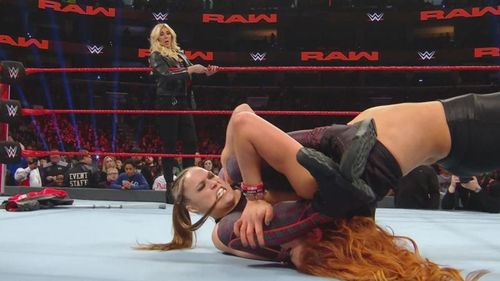 What was WWE's thinking behind booking Becky vs Charlotte?