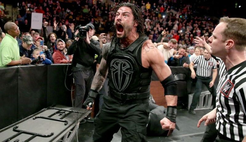 When Roman Reigns gets angry after the match