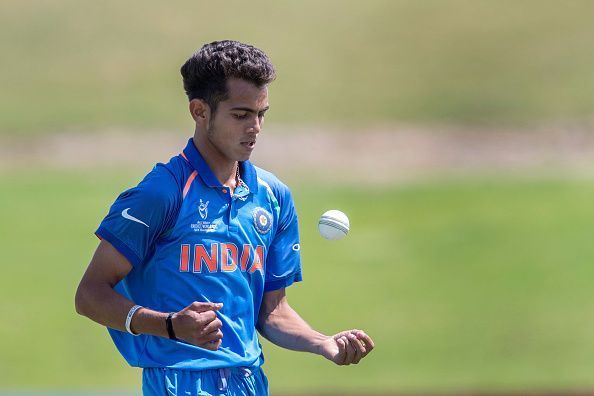 Kamlesh Nagarkoti during the U-19 World Cup last year