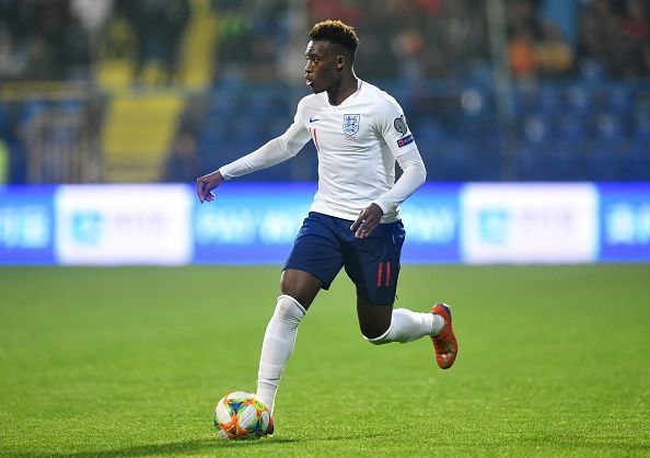 Hudson Odoi in action for England