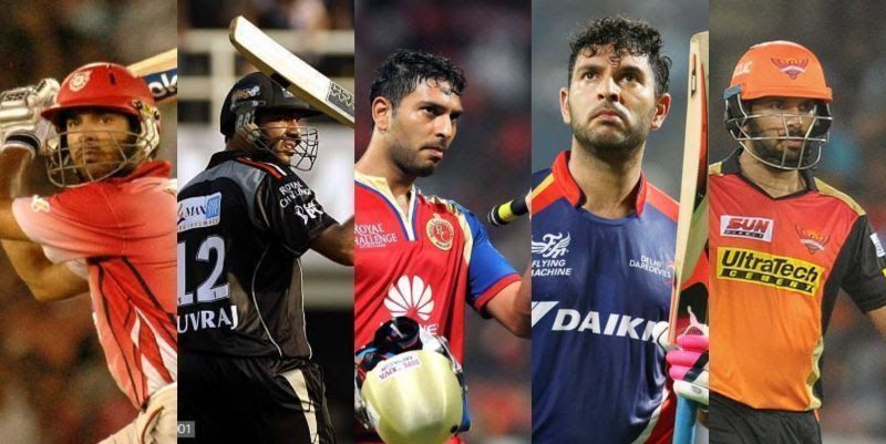 IPL history: 6 franchises Yuvraj Singh has been a part of