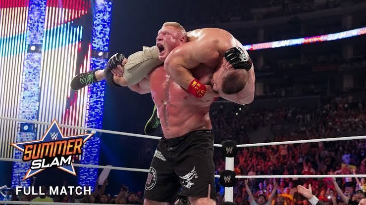 Lesnar dominated Cena the entire time!