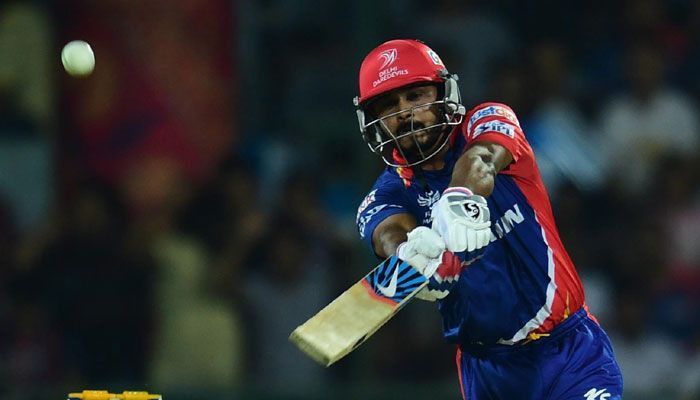 In IPL 2014, Jadhav showed fluent run-scoring ability