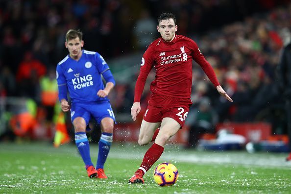 Andy Robertson is Liverpool&#039;s highest assist provider in the league this season