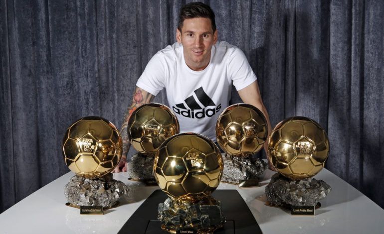 Lionel Messi could become the first player to win 6 Ballon d'Ors