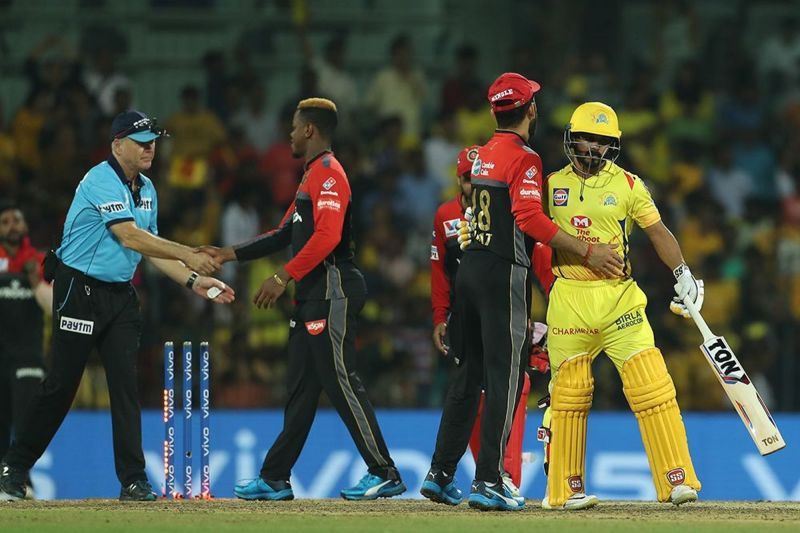 CSK beat RCB comfortably in a low-scoring, dull game as Harbhajan Singh won the Man Of the Match. Image Courtesy: IPLT20