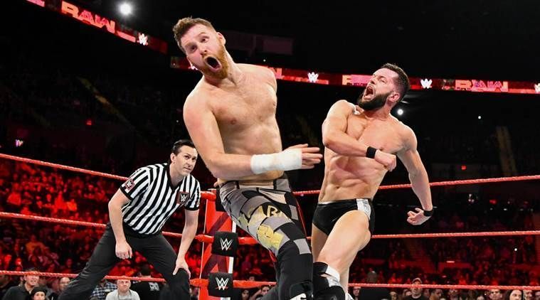 Finn BÃ¡lor facing Sami Zayn on Raw