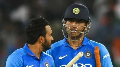 Jadhav and Dhoni played a key role in reviving India's fortunes.