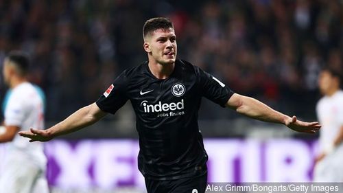 Jovic in action for Frankfurt