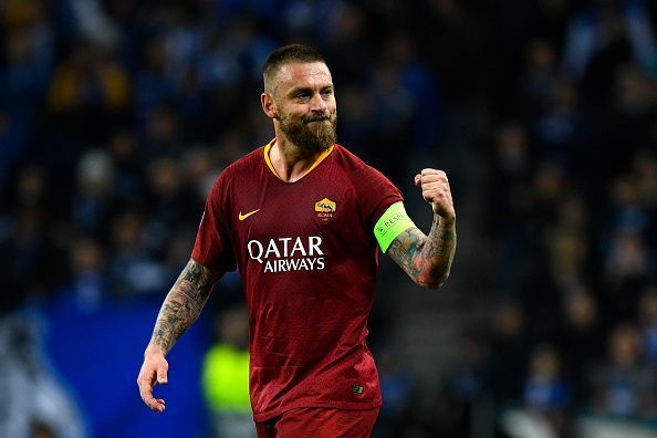 De Rossi is fit and available for the Giallorossi
