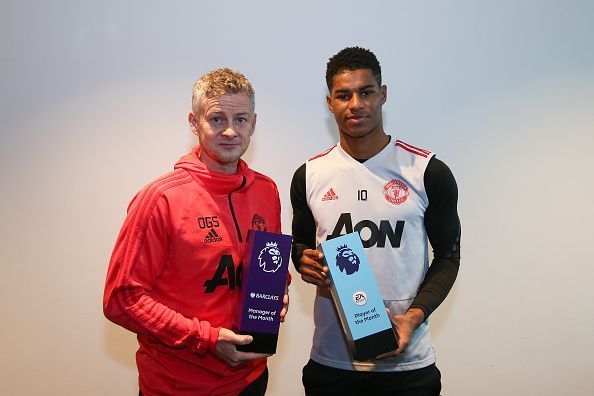 Ole Gunnar Solskjaer and Marcus Rashford both win Premier League monthly awards - January 2019