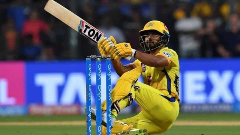  The winning shot he played in his only match for CSK