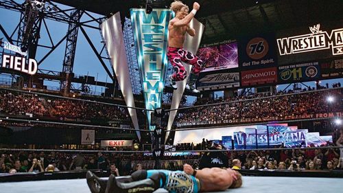 WrestleMania 19 had some great matches, iconic images ,and one spectacular crash and burn.