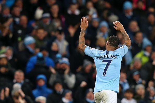 Sterling has been in good form for Manchester City this season
