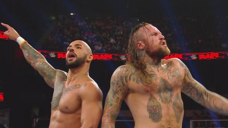 Aleister Black and Ricochet have been tag teaming on the main roster lately