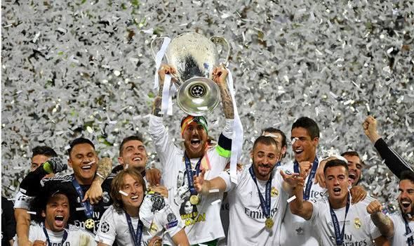 Real Madrid with 3rd consecutive Champions Leauge in a row