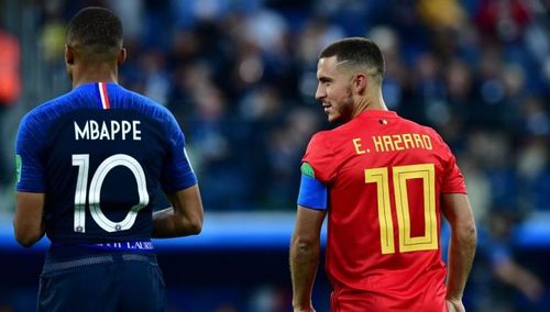 Kylian Mbappe and Eden Hazard