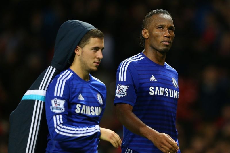 Didier Drogba has hailed Eden Hazard as a Chelsea legend in a recent interview.