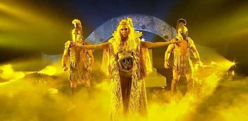 Charlotte's entrance at WrestleMania 34