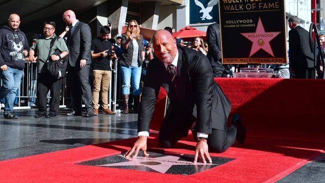 The Rock has his own Hollywood star