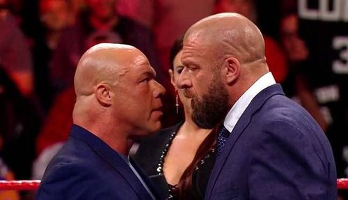 Kurt Angle and Triple H