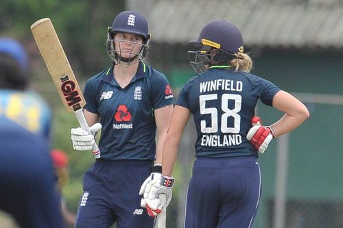 Lauren Winfield scored 80 runs in the practice match