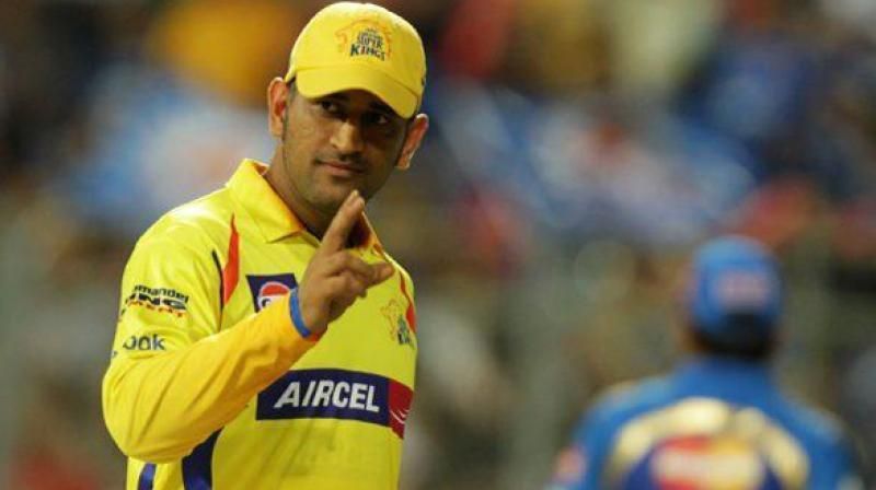 Image result for ms dhoni csk