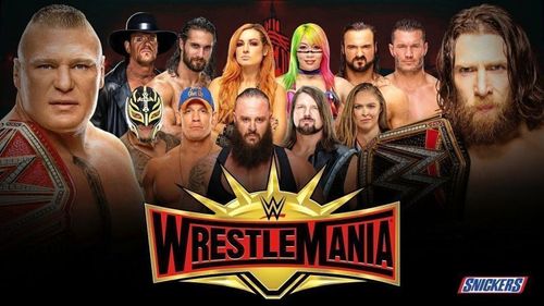 WrestleMania 35 poster.