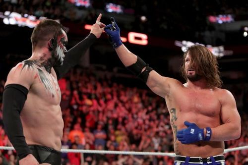 Finn Balor and AJ Styles