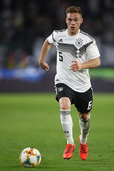 Joshua Kimmich is Germany&#039;s most experienced defender at the moment.