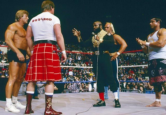 Mr. T was Hulk Hogan&#039;s tag team partner in the main event of WrestleMania I