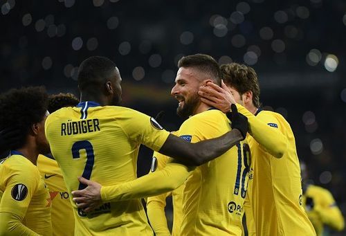 Chelsea are through to the quarter-finals of the Europa League