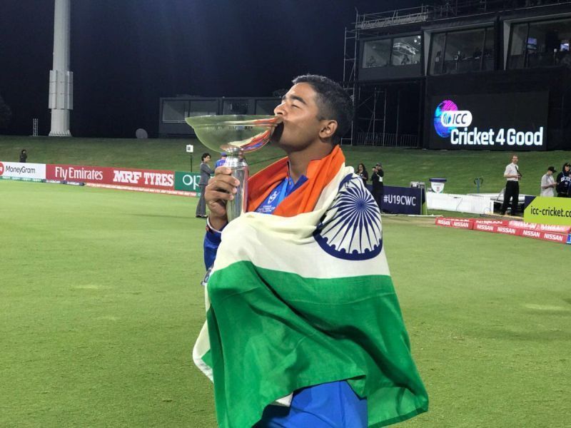 Parag was a member of Prithvi Shaw's India U19 squad