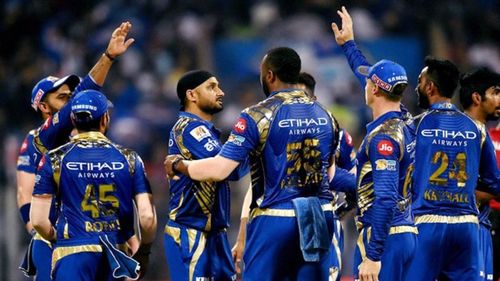 The Mumbai Indians team