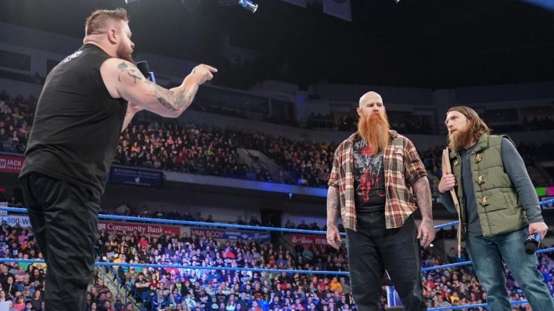 Bryan and Owens on Smackdown Live