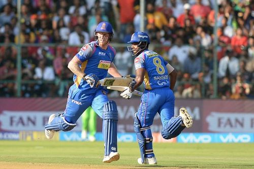 Ben Stokes and Sanju Samson