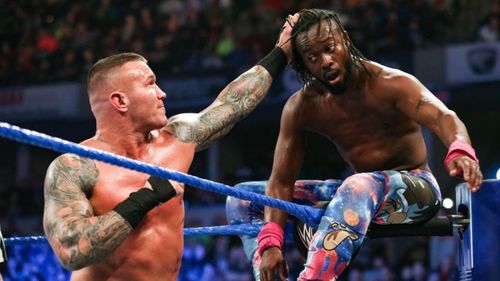 Randy Orton hoped to crush the dreams of the New Day as one of Kingston's five gauntlet match opponents