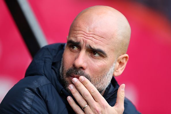Guardiola would be hoping to win his second treble as a coach