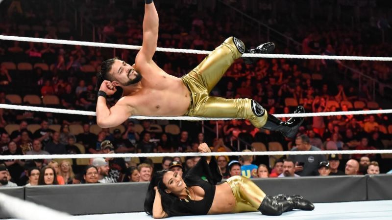 Andrade and Zelina Vega