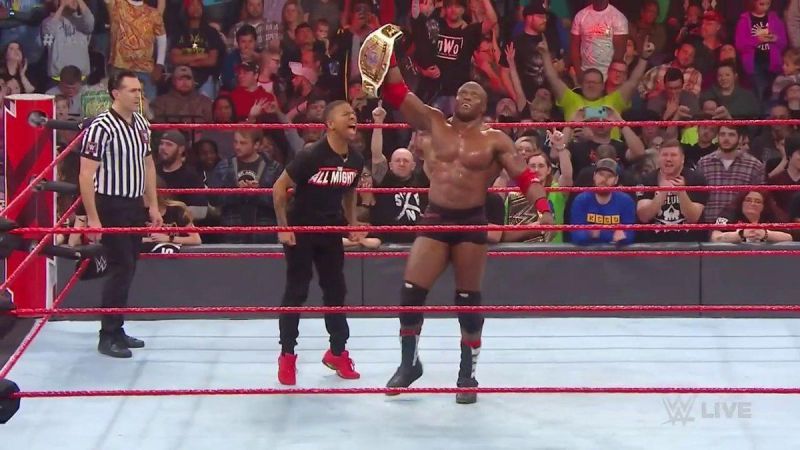 Lashley has hot-potatoed the Intercontinental title with Finn Balor recently.