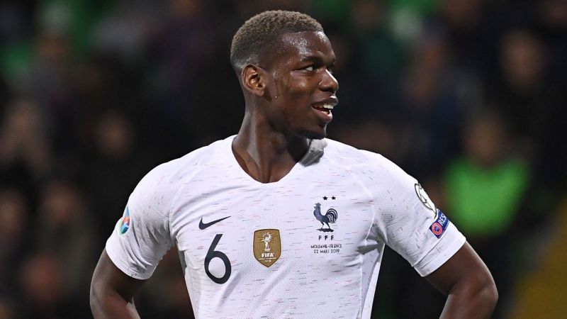 Paul Pogba pulled off a brilliant assist for France&#039;s first goal