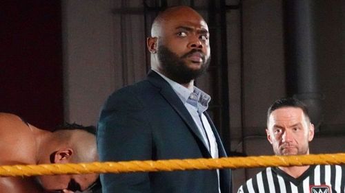 The former Stokley Hathaway recently debuted at an NXT House Show managing Babatunde.