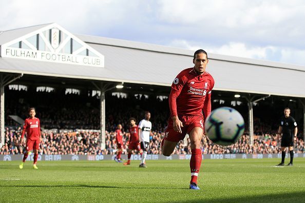 Virgil van Dijk has been a key player for the Reds this season