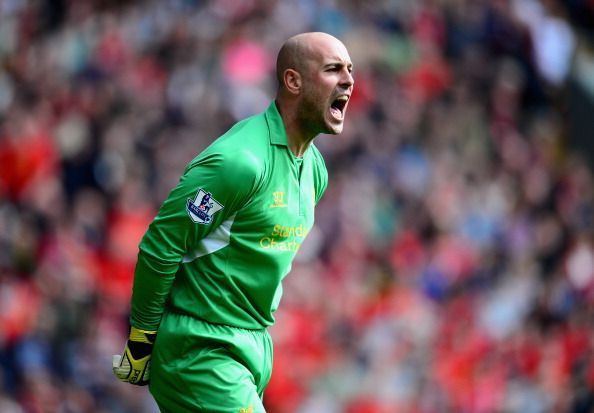 Reina was loved by the Liverpool fans